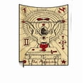 thumbnail image 1 of Tapiz de pared con forma de ángel, payaso, tarot, 150 x 130 cm, microtela de fibra, 1 of 2