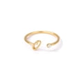 thumbnail image 1 of Adjustable 26 Letter Ring with Trendy Electroplating for Fashion Statements, 1 of 6