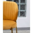 thumbnail image 5 of Roundhill Furniture Amoa Dining Chair, Set of 2, Yellow, 5 of 15