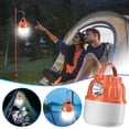 thumbnail image 5 of Harpi Solar Lights for Outside Clearance Sales Portable Outdoor Camping Light Solar Powered USB Charging Camping Tent Lantern With 4 Light Modes IP65 Hanging Tent Light For Outside, 5 of 9
