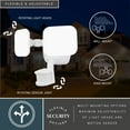 thumbnail image 6 of Vaxcel - Theta - 26W 2 LED Outdoor Motion Sensor Flood Light In Contemporary, 6 of 14
