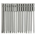 thumbnail image 2 of Screwdriver Bits Set, Screw Head Screwdriver Bits High Accuracy Sturdy And Durable  For Power Screwdriver Drill Impact Driver For Industry, 2 of 8