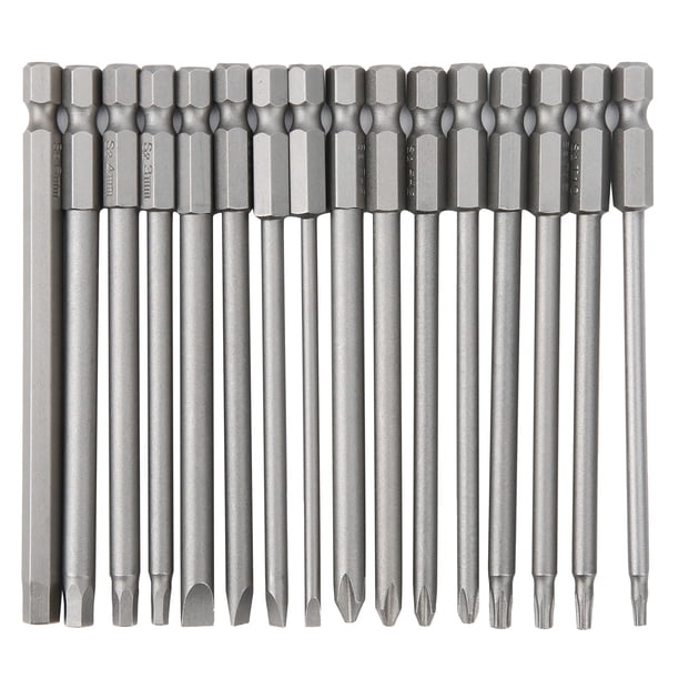 Puntas De Destornillador Hexagonales, Brocas De Destornillador De Acero Al Cromo Vanadio Resistente Para Taladro Eléctrico Para Ingenieros EOTVIA No