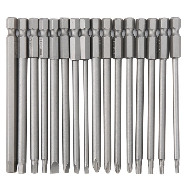 Puntas De Destornillador Hexagonales, Brocas De Destornillador De Acero Al Cromo Vanadio Resistente Para Taladro Eléctrico Para Ingenieros EOTVIA No