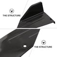 thumbnail image 4 of OULII 2pcs Car Rear Splitter Diffuser Spoiler Fin Glossy Style From Vehicle Aesthetics, 4 of 8