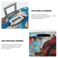thumbnail image 3 of Yiaed Beautiful Red Train Hot Air Balloon Print Travel Luggage Cover Suitcase Protector Fits 18-32 Inch Luggage Wheel Covers Patterned Elastic Luggage Anti-scratch（No luggage）-Large, 3 of 5
