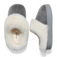 thumbnail image 5 of Drecage Kids Slippers Boys Girls Fuzzy House Slippers Soft Warm Bedroom Shoes, 5 of 5