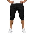 thumbnail image 4 of CQONEPT Mens Sweatpants with Pockets Summer Capris Joggers Loose Fit Athletic Running Trousers with Pockets Black 2XL, 4 of 7