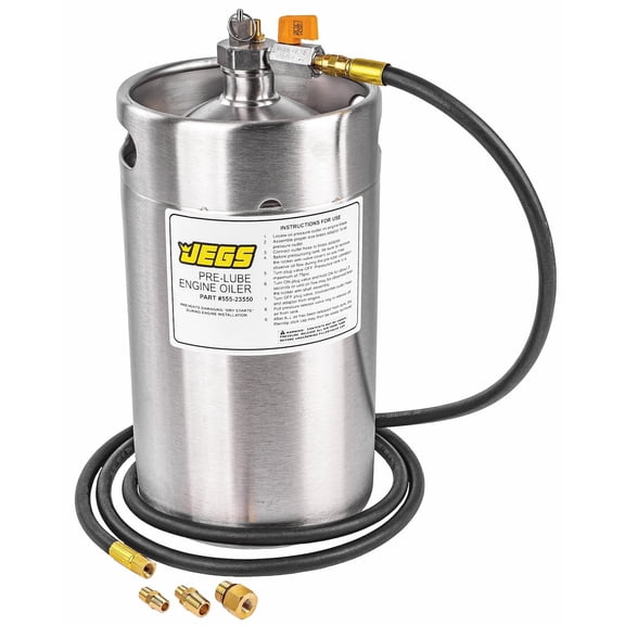 JEGS Pre-Lube Engine Oiler [2-Gallon Stainless Steel Tank]