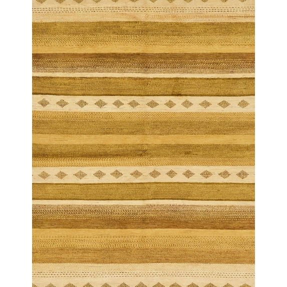 Ahgly Company Machine Washable Indoor Rectangle Abstract Papaya Orange Area Rugs, 2' x 4'