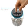 thumbnail image 1 of ABS Material Durable Digital Money Box, 2-2.5L Large Capacity Digital Money Jar, For Storage 800-1000 Coins Kids, 1 of 8