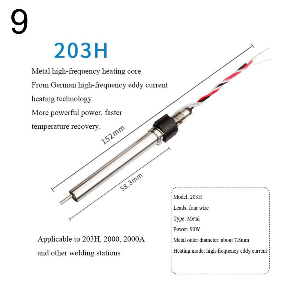 1321 1323 203H205H150W Solder Iron Station Welding Equipment Ceramic Heater  Core Heating Element Soldering Iron 4-wire Adapter 9 - Walmart.com