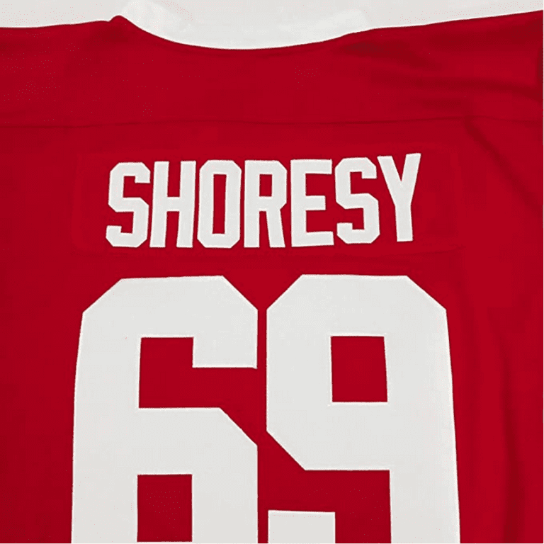 Men's Shoresy #69 Summer Green Christmas Letterkenny TV Series Hockey  Jerseys Stitched
