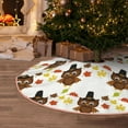 thumbnail image 5 of Sikiie Colorful maple leaf owl Christmas Tree Skirt, Christmas Tree Decorations, Christmas Decor, Tree Mat Decoration(30-48IN)-30", 5 of 6