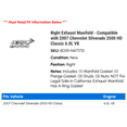 thumbnail image 2 of Right Exhaust Manifold - Compatible with 2007 Chevy Silverado 2500 HD Classic 6.0L V8, 2 of 2