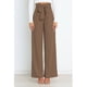 thumbnail image 5 of Pantalón de traje para mujer pantalones casuales de pierna ancha cómodos correa de cintura cómoda elegante para mujer para oficina para club ANGGREK Otros, 5 of 8