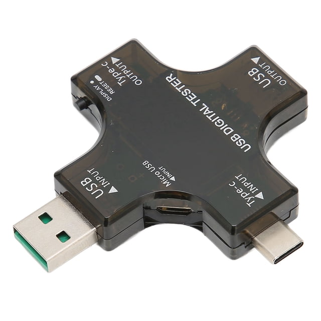 Probador de Medidor de Potencia USB ANGGREK Pantalla a Color IPS