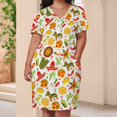 thumbnail image 3 of Fiesta Fun Colorful Mexican Pattern Summer Dresses for Women Beach Boho, 3 of 5