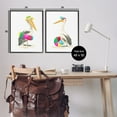thumbnail image 4 of Stupell Industries Pelicans & Beach Floats Animals Painting Black Framed Art Print Wall Art, 24 x 30, Set of 2, 4 of 9