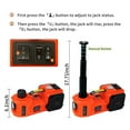 thumbnail image 3 of 5Ton Electric Car Hydraulic Jack With Tire Inflator Pump And LED Flashlight 3 In 1 Lift Jacks With Safe Hammer Tools For Car ,Safe and Reliable, 3 of 7