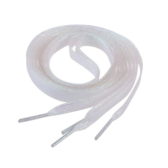 TELOLY Glitter Shoe Laces for Kids Sneakers Flat Sports Shoes