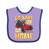 Inktastic Go Kart Funny Go Karting Boys or Girls Baby Bib