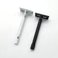 thumbnail image 2 of Ea na Double Edge Classic Mens Shaving Mild Hair Removal Shaver It With Small Brush Adjustable Safety Razor Face Razor, 2 of 12
