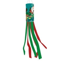 Moocorvic Snowman Windsock 3D Christmas Windsocks Outdoor Winter Decorations, 40 Inch Xmas Wind Socks Hanging Snowman Decorations for Christmas Garden