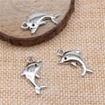 thumbnail image 2 of HOOUN 140 Pcs Tibet Silver dolphin Charms Pendant 23x13MM C10549, 2 of 2