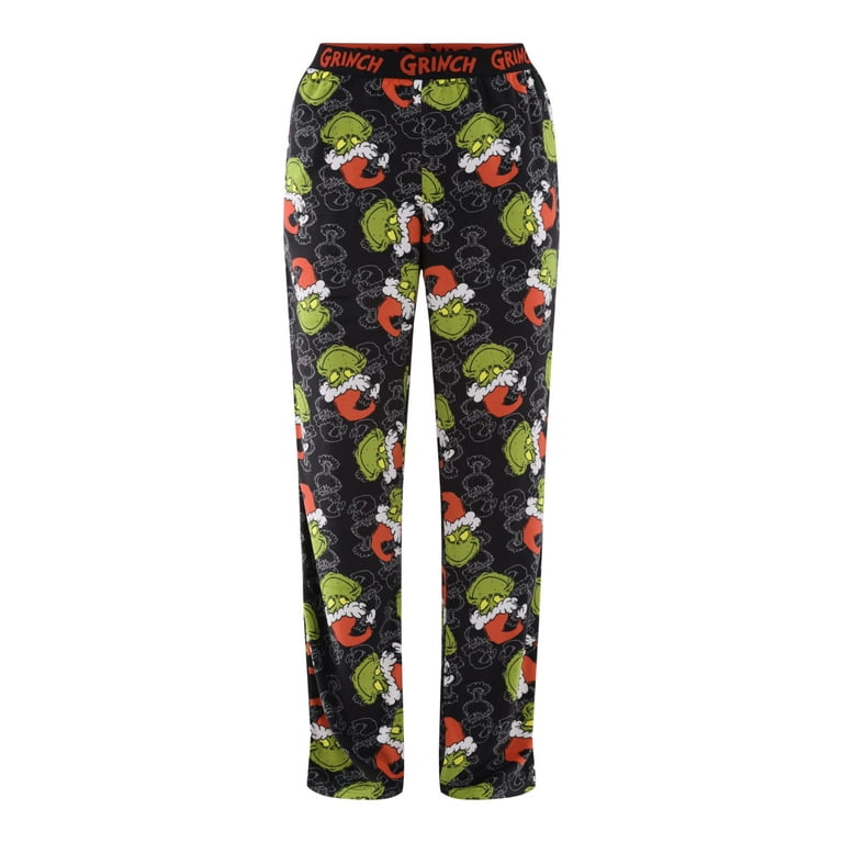 Dr. Seuss Women s Grinch Velour Sleep Pants Sizes XS 3X