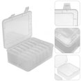 thumbnail image 2 of MasteelfCA 1 Set Small Bead Organizers Clear Storage Cases Bead Storage Containers Transparent Boxes, 2 of 7