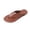 Brown, variant on Roman Sandals for Women Flat Slide Slippers Braided Straps Bohemian Beach Flip Flops Summer Vacation Casual Outdoor Toe Loop