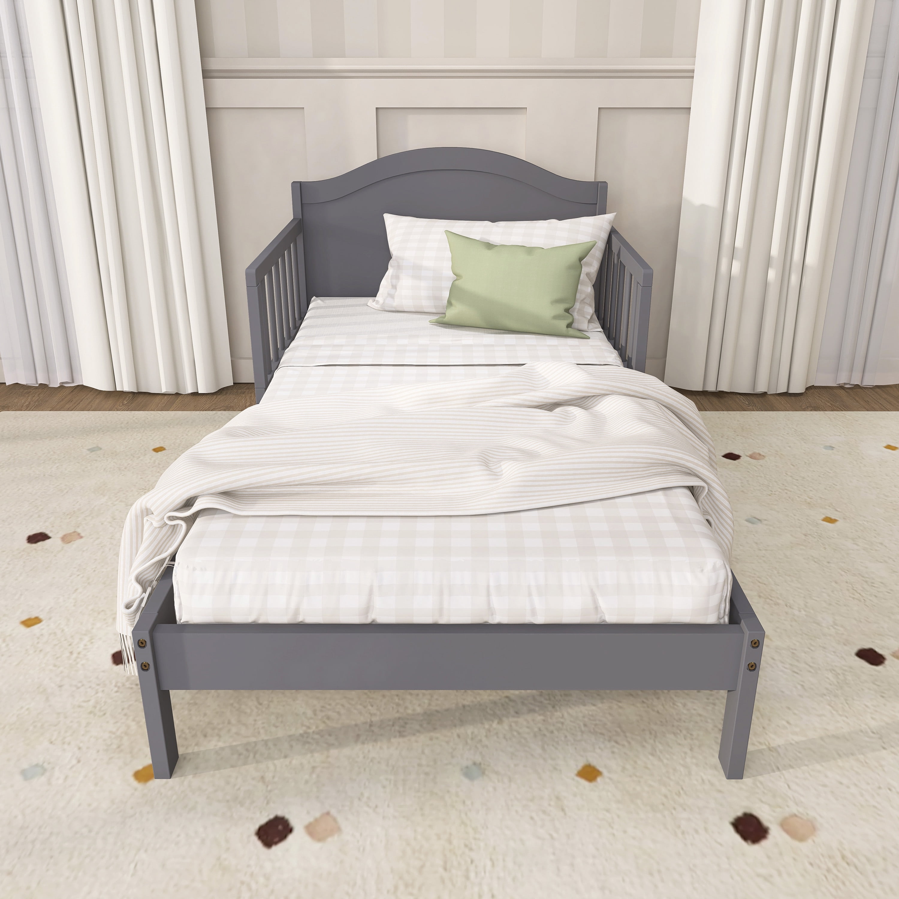 Dream on Me Sydney Toddler Bed, Steel Grey