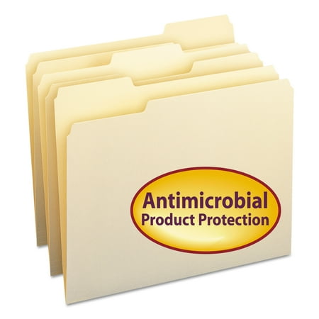 UPC: 0086486103381 | Smead  SMD10338  File Folders with Antimicrobial Product Protection  100 / Box  Manila