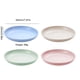 thumbnail image 5 of Eigraketly Paquete de 4 platos de plástico para comida, para cena, Bar de Hotel, vajilla de cocina, vajilla para interiores y exteriores, Kits de desorden para acampar Rosado Eigraketly OD027972-03, 5 of 6