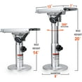thumbnail image 5 of NORTHCAPTAIN Adjustable Aluminum Marine Boat Seat Pedestal, 5 of 7