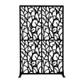 thumbnail image 2 of Metal Privacy Screen W3.8Ft X H6Ft Elegant White Bird Shape Outdoor Indoor Room Divider Easy To Assemble Portable Solution For Balcony Garden Patio And Living Room Privacy Needs, 2 of 9