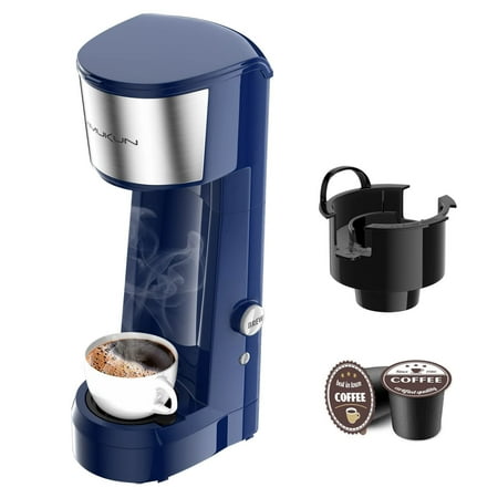 

Vimukun Single Serve Coffee Maker Coffee Brewer Compatible with K-Cup Single Cup Capsule Single Cup Coffee Makers Brewer with 6 to 14oz Reservoir Mini Size