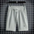 thumbnail image 4 of Mens Button Down Shirt Carpenter Shorts Nylon Shorts Mens Linen Short Big Little Threads Men for Men Beach Sweat Pant Cabin Creek Athletic with Pockets GY2 XL, 4 of 4