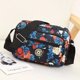 thumbnail image 2 of Bolso de mujer, bolso de madre, bolso de hombro de gran capacidad, bolso de puesto, bolso de mujer de mediana edad y anciana, bolso de mensajero de tela con flores, 2 of 6