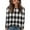 Gray_#10, variant on Nokdvo Sweatshirt Women Trendy Plaid Crew Neck Pullover Long Sleeve Casual Loose Fitting Basic Tees,Green S