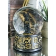 thumbnail image 7 of Ebros Black and Gold Goddess Bastet Cat Glitter Snow Globe 65mm Small 3.5"H, 7 of 7