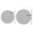 thumbnail image 4 of HAVELOR Plant Drainage Mesh Screens, 50-Pack 2in & 4in, Prevents Soil Washout, for Potted Plant Bottom Lining(Black,50pcs5cm+50pcs10cm), 4 of 7