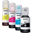 thumbnail image 1 of Cartuchos de Tinta Epson Heanttv Cian Amarillo Magenta Negro Compatibles con L4150 L4160 L6161 L6171, 1 of 6