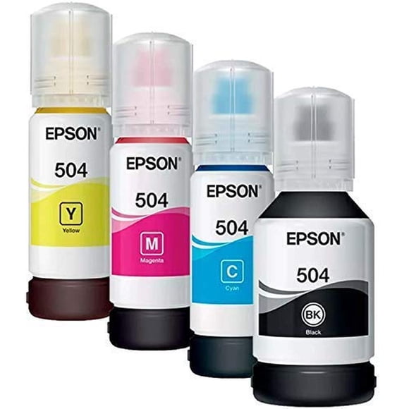 Cartuchos de Tinta Epson Heanttv Cian Amarillo Magenta Negro Compatibles con L4150 L4160 L6161 L6171