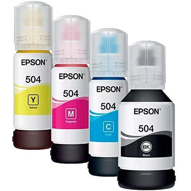 Cartuchos de Tinta Epson Heanttv Cian Amarillo Magenta Negro Compatibles con L4150 L4160 L6161 L6171