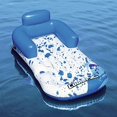 thumbnail image 3 of ParentPool Float Airbeds Summer Adult Recliner Water Inflatable Floating Row Floating Bed Sofa Floating Rest Water Row 161×84CM for Chilling in The Pool, 3 of 5