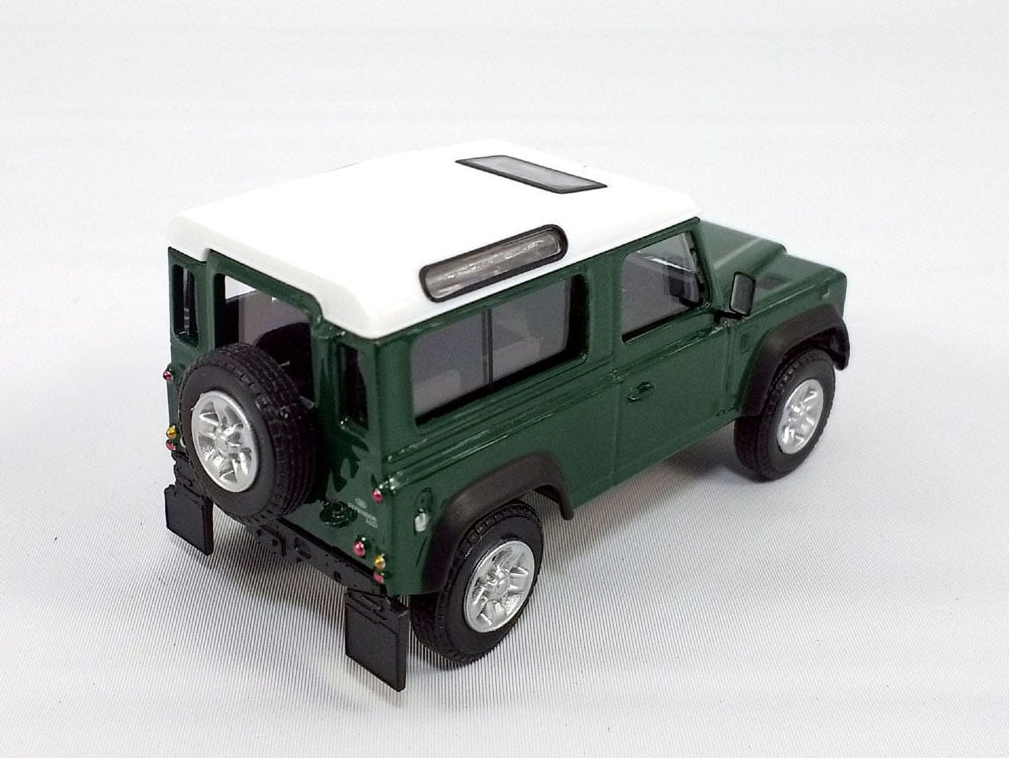 ミニカー Cararama 1/43 Land Rover Defender Cararama Land Rover Defender Toy Car, Dark Green 1/43 Diecast