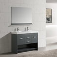 thumbnail image 2 of Design Element Citrus 48" Double Sink Bathroom Vanity Set in Gray, 2 of 9