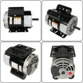 thumbnail image 7 of EPOTOOR 3HP SPL 3450 RPM 56 Frame Compressor Duty Electric Motor 1 Phase 115-230 Volts, 7 of 7